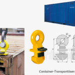 Container-Transportösen 4 Stk. im Set zum oberen Anschlagen an den ISO-Ecken