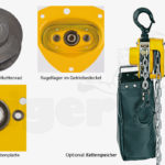 YALE Stirnradflaschenzug - Handkettenzug - manueller Kettenzug für den Kranbetrieb
