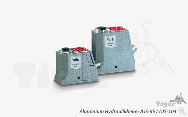 Yale Hydraulikheber mit Aluminiumgehäuse und Stahldruckstück, klein (Normalheber)