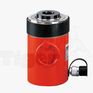 100MM Hohlkolbenzylinder Hydraulikzylinder Einfachwirkend Ziehen 30T/66000LBS 