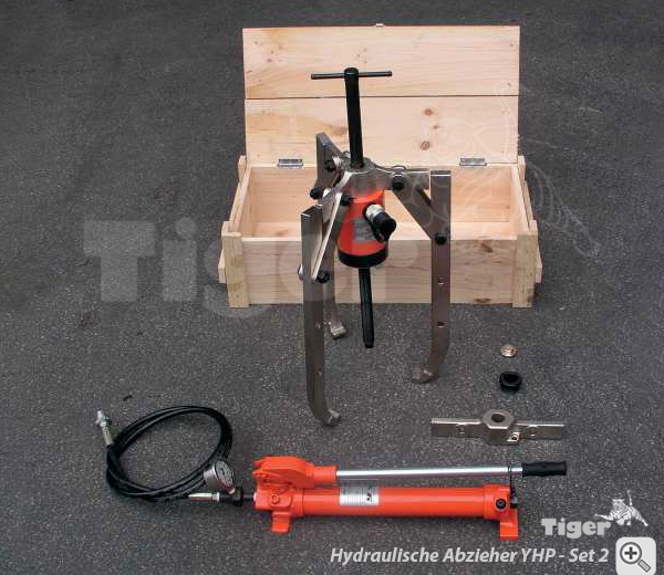 Hydraulische Abziehvorrichtung - Hydraulik-Abzieher Komplettsatz Set mit Koffer