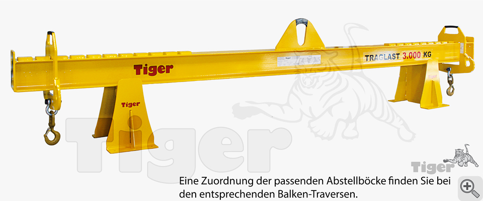 Abstellböcke für Tiger Balkentraversen und H-Traversen (2 Stk.)