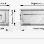 Kasten-Wendegreifer | Blech-Lagerkästen per Kran heben und entleeren