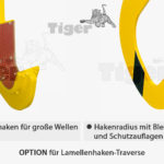 Tiger Lamellenhaken-Traverse mit 2 starren Langhaken