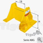 Abstellböcke für Tiger 3-Arm-Krantraversen der Serie TAV-Q3