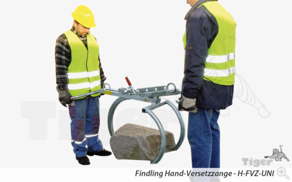 Findlings-Versetzzangen | Hebezange für Natursteine bis 200 kg