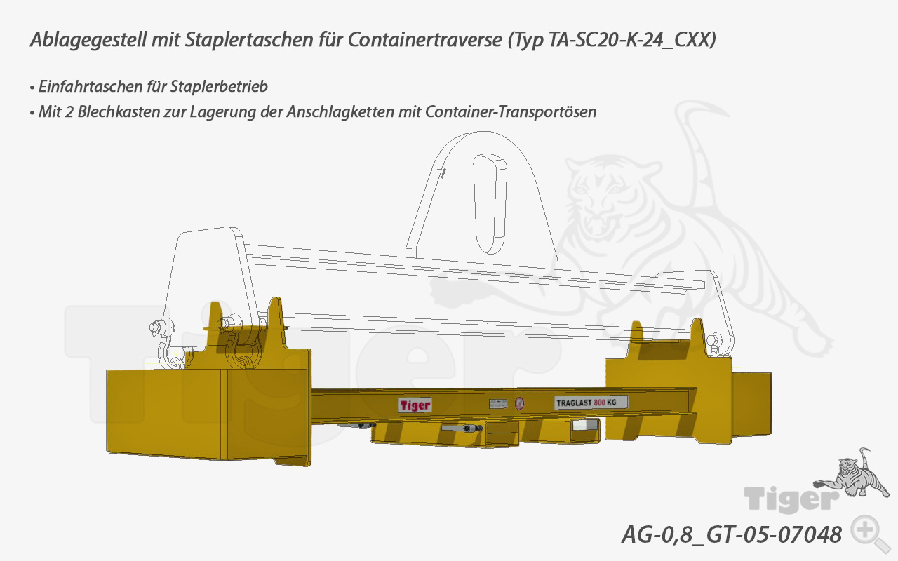 Tiger Sonder-Containertraversen | Sonder-Lasttraversen für den Kran - Sonder-Krantraversen