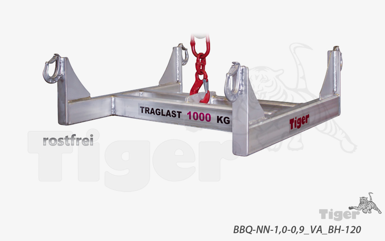Tiger Sonder BIG-BAG-Traversen - Sonder-Lasttraversen für den Kran - BigBag-Sonder-Krantraversen