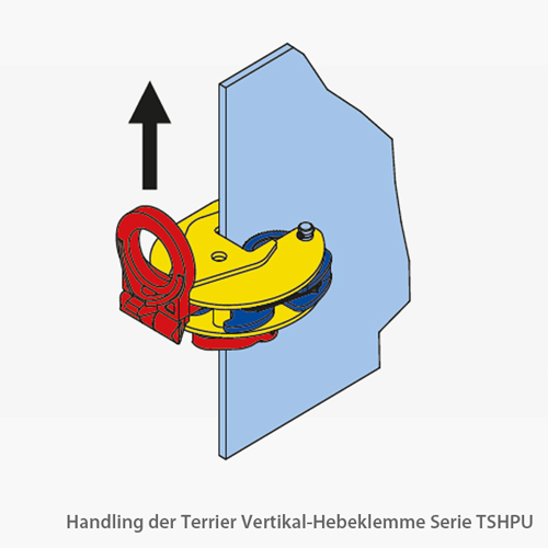 Terrier Vertikal-Hebeklemme (HP) für den Schiffsbau Holland-Profil-Klemme für universelles Heben von Schiffsbaustrukturen