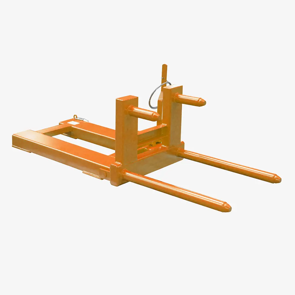 Fasswender für Stapler zum Aufrichten und Hinlegen für 1 - 2 Stahl-Spundfässern und Rollreifenfässer