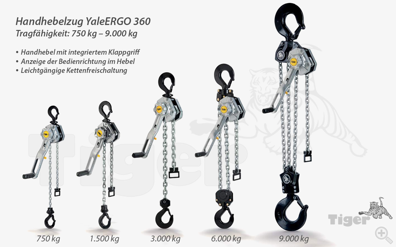 4. Produktbild zu handhebel-ratschenzuege-yaleergo360-1