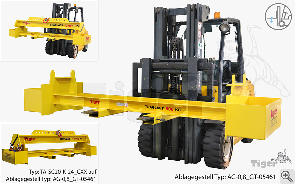 Produktbild von ablagegestell containertraverse ag 0 8 gt