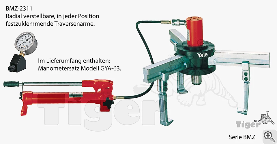hydraulische-abziehvorrichtung-bmz-yale Typ BMZ-2311