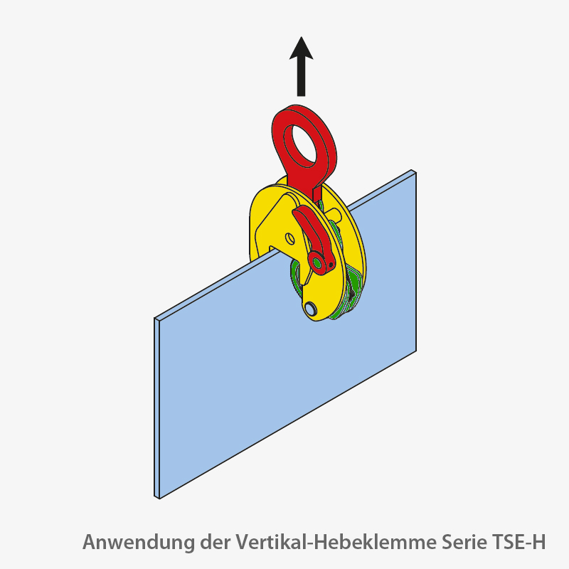 3. Produktbild zu terrier vertikal hebeklemmen serie TSE H anwendung