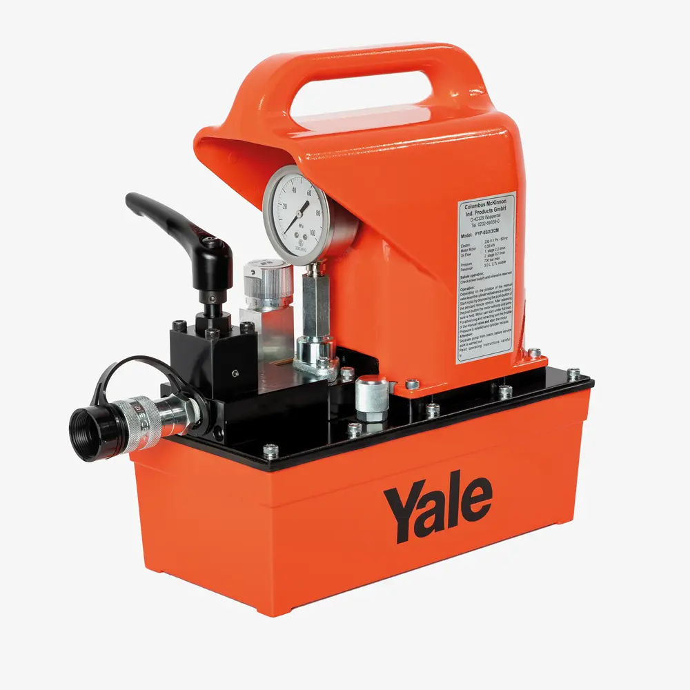 Produktbild von tigerhebezeuge yale elektro hydraulikpumpe zweistufig typ PYP 03 2 3 2M