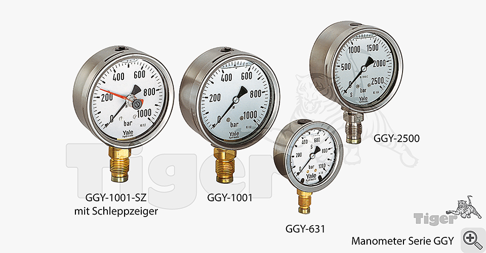 2. Produktbild zu hydraulik manometer bar ggy 1