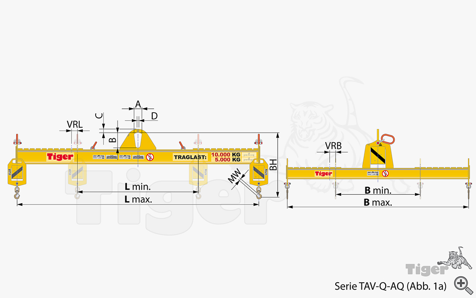 Zum Vergrößern anklicken Technisches Bild für kran-quertraverse-tav-q-aq-abb-1a-02