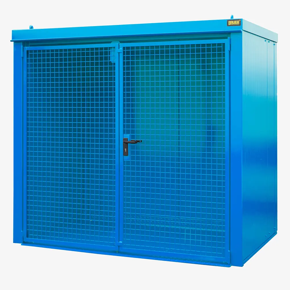 Produktbild von tigerhebezeuge gasflaschen container blau lackiert typ GFC B M3 BLAU 01 x