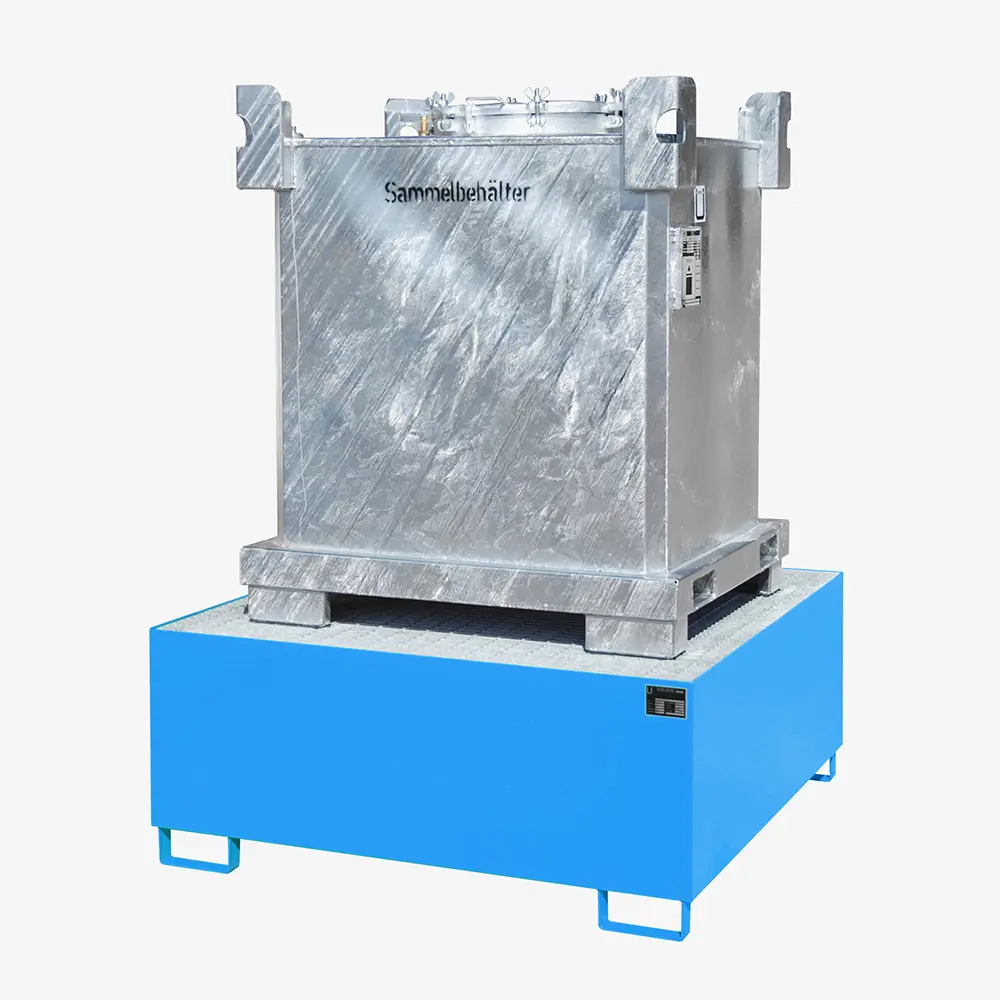 Produktbild von tigerhebezeuge auffangwanne blau lackiert typ AW 1000 BLAU 01 x