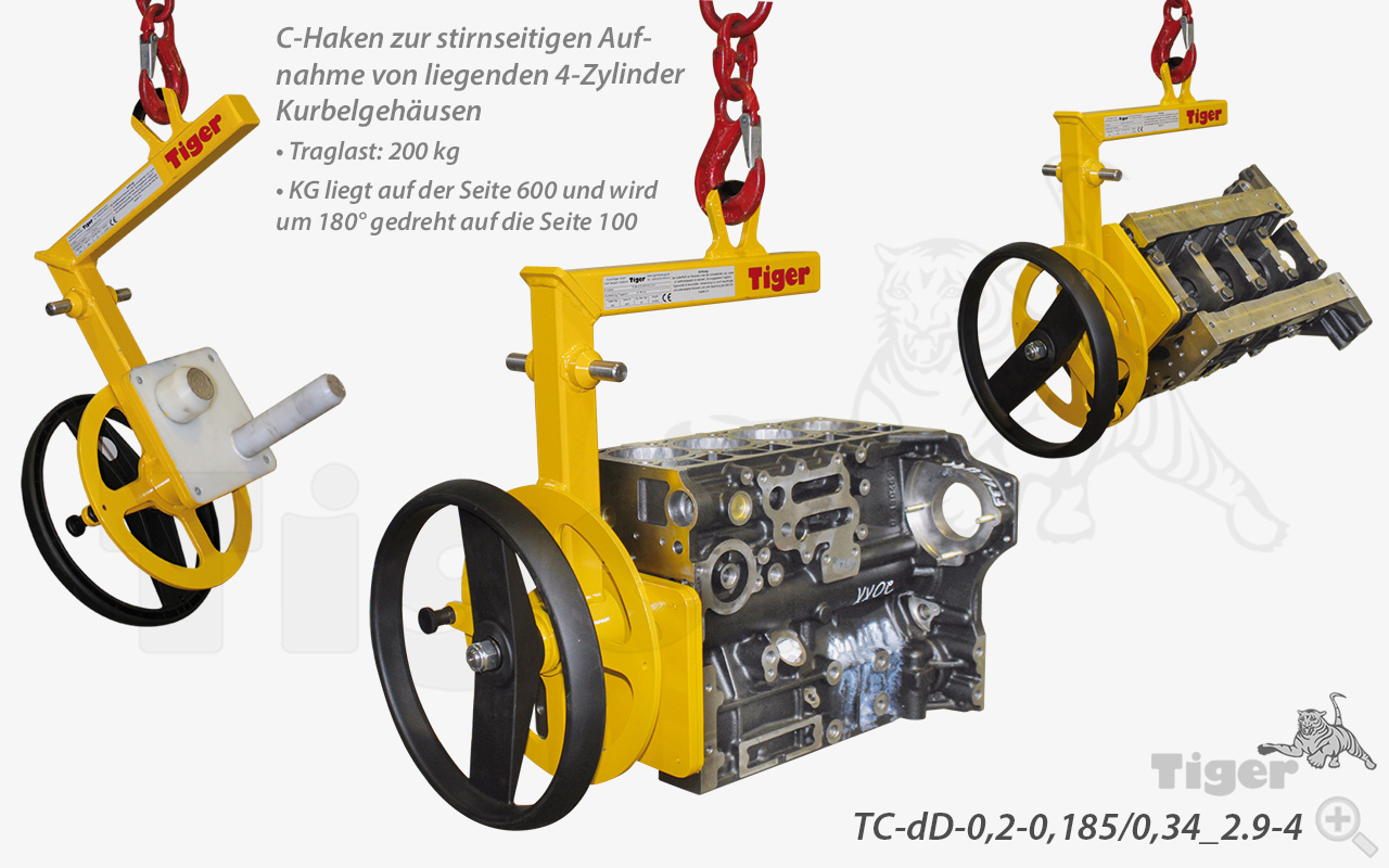 Produktbild von c haken 4zylinder kurbelgehaeuse