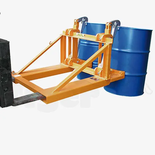 TigerHebezeuge-Shop Fass-Handling per Stapler Fasslifter für Stapler