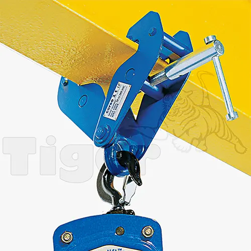 TigerHebezeuge-Shop Trägerklemmen und Roll-Fahrwerke Trägerklemmen für Lasten