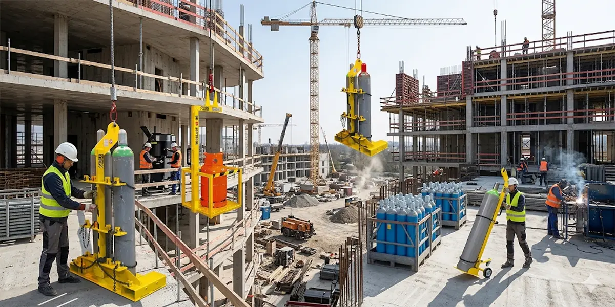 TigerHebezeuge-Shop Einsatzarten Gasflaschen-Handling