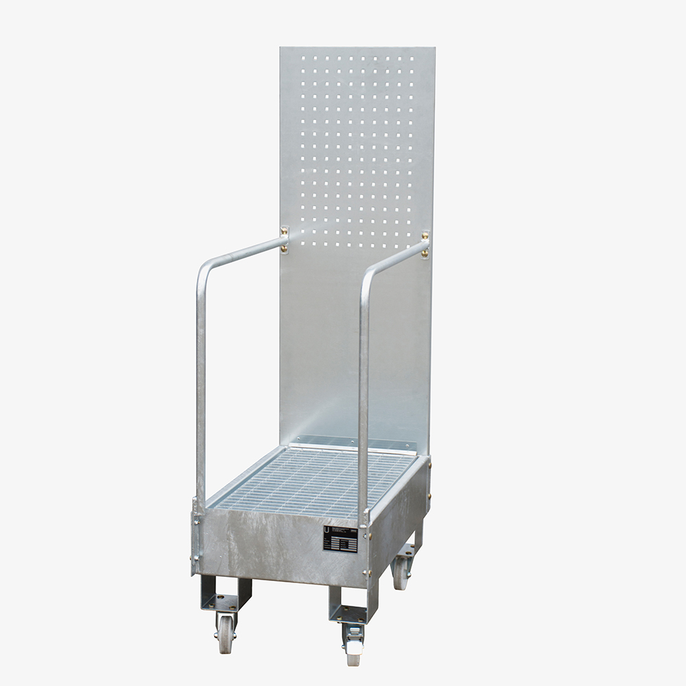 Produktbild von tigerhebezeuge fahrbare auffangwanne mit lochplattenwand feuerverzinkt typ LPW 60 3 V 03 x