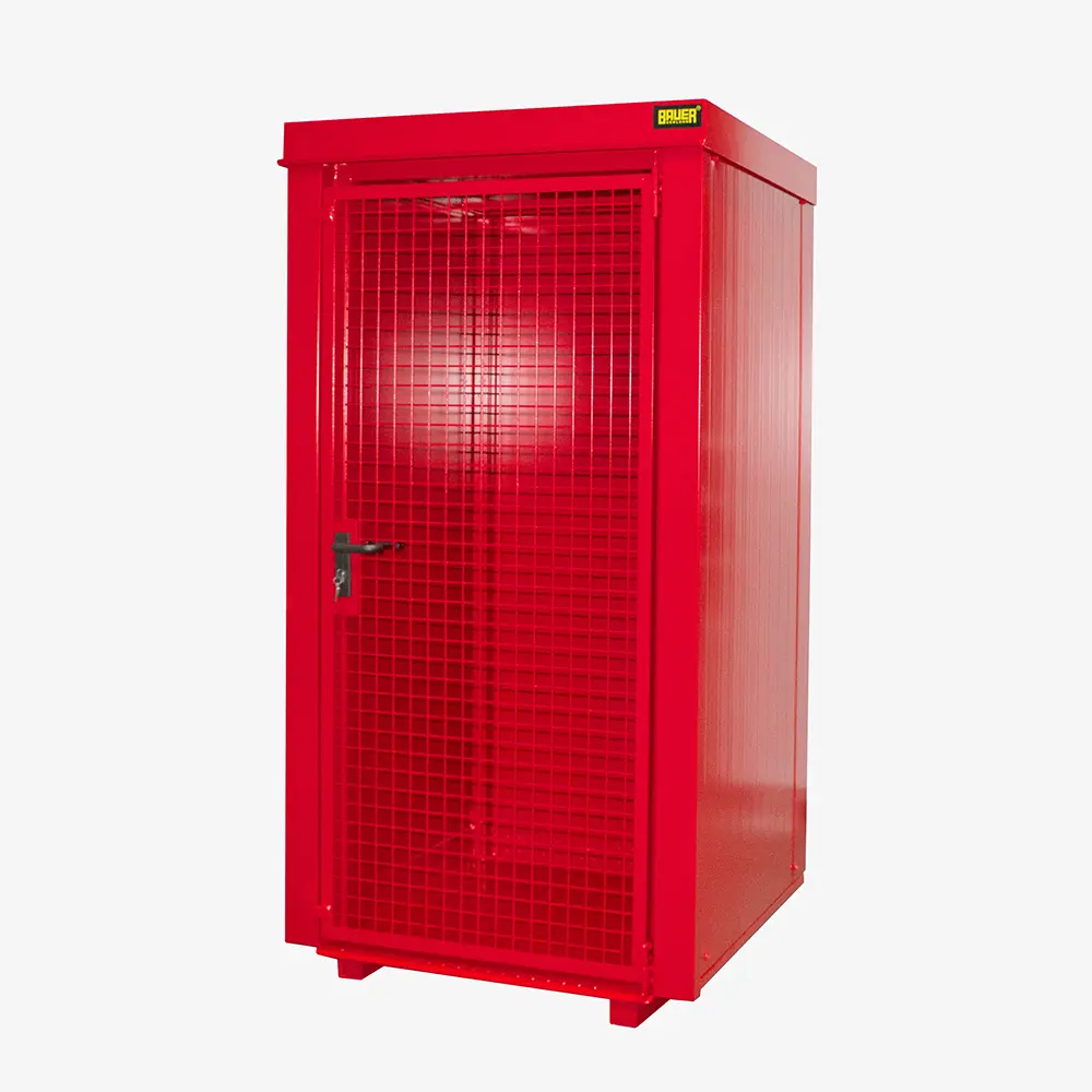 Produktbild von tigerhebezeuge gasflaschen container rot lackiert typ GFC B M0 ROT 01 x