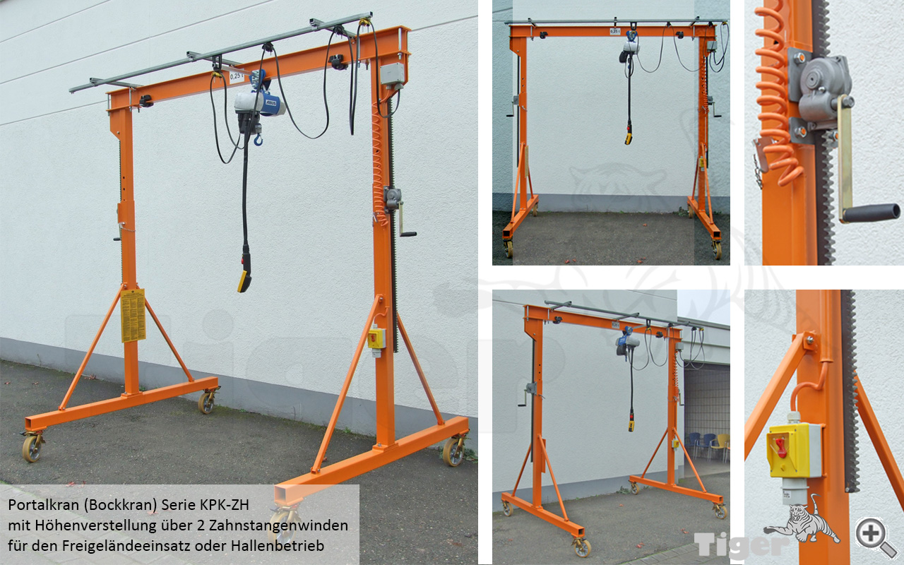 4. Produktbild zu portalkran-kpk-zh-0-25-3-7-krantechnik