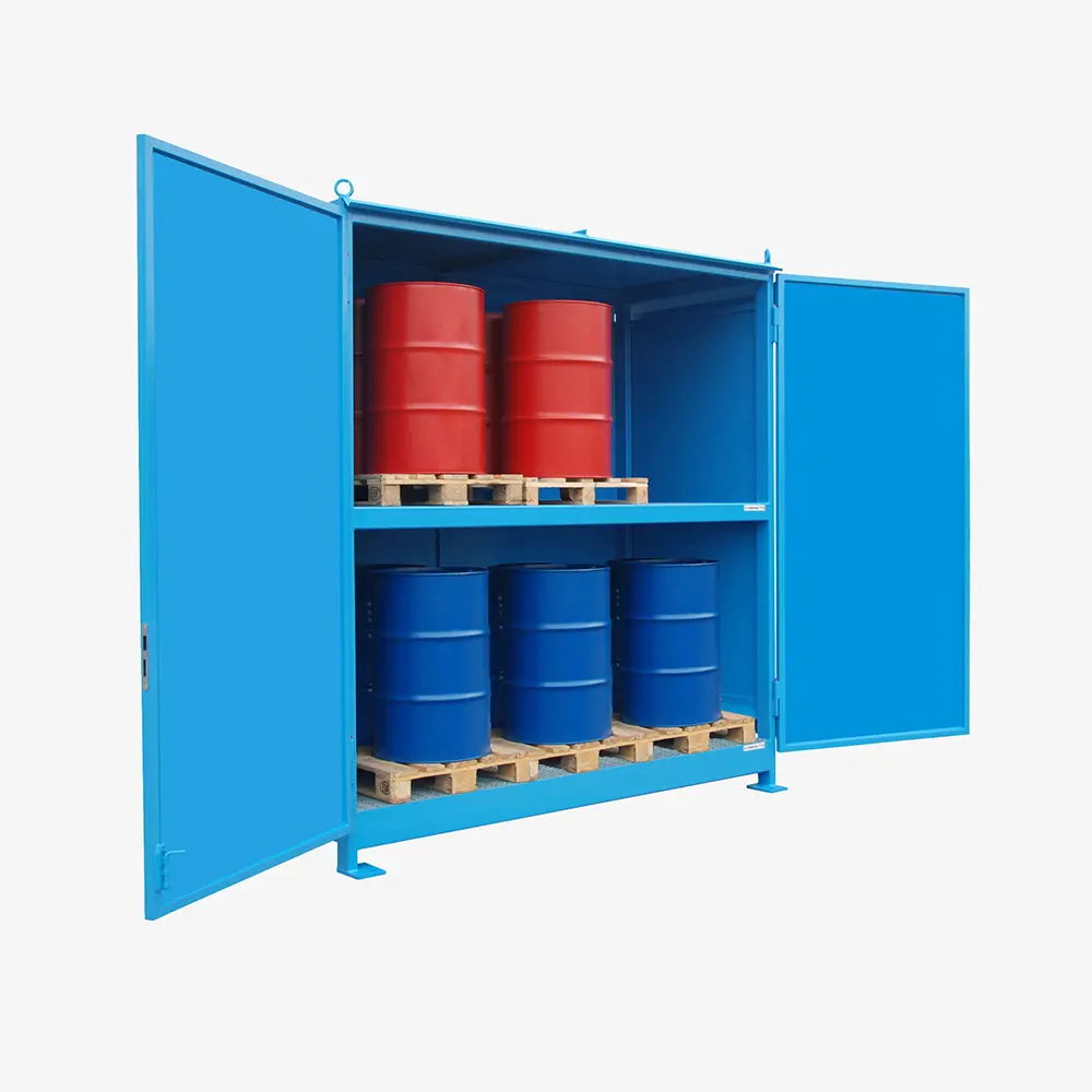 Produktbild von tigerhebezeuge regalcontainer blau lackiert typ cen 29 2 blau 02 x