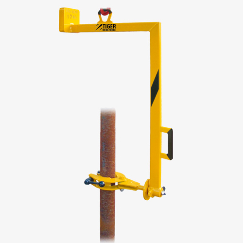 Produktbild von Tiger Sonder-C-Haken mit Drehlager und Klemmvorrichtung zur Aufnahme einer Welle tiger-sonder-c-haken-typ-SVC-003-80