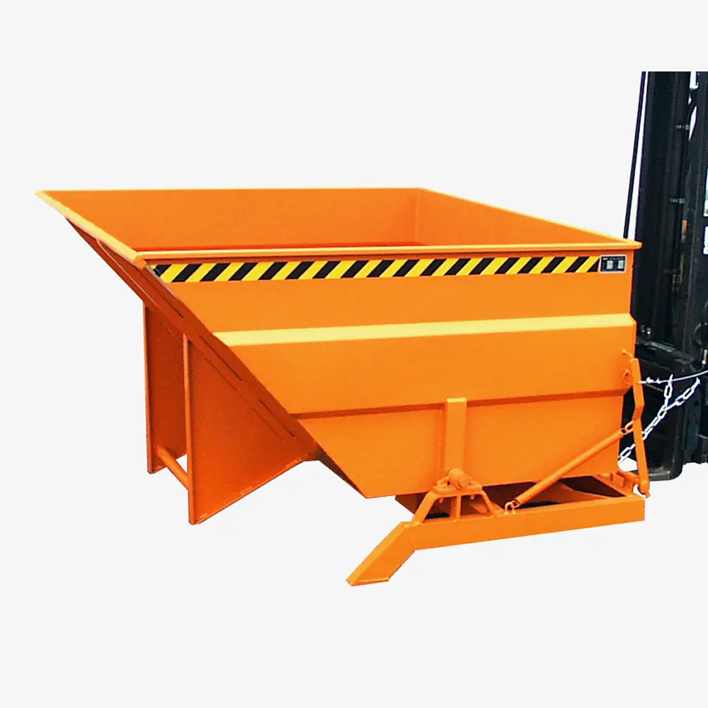 Produktbild von tigerhebezeuge kippbehaelter orange lackiert typ BKC 200 ORANGE 01 x