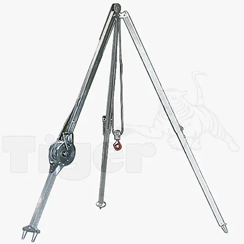 Produktbild von Alu-Dreibock mit integrierter Seilwinde dreibock-kran-dw-2