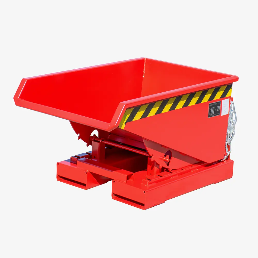 Produktbild von tigerhebezeuge kippbehaelter rot lackiert typ EXPO 150 ROT 01 x