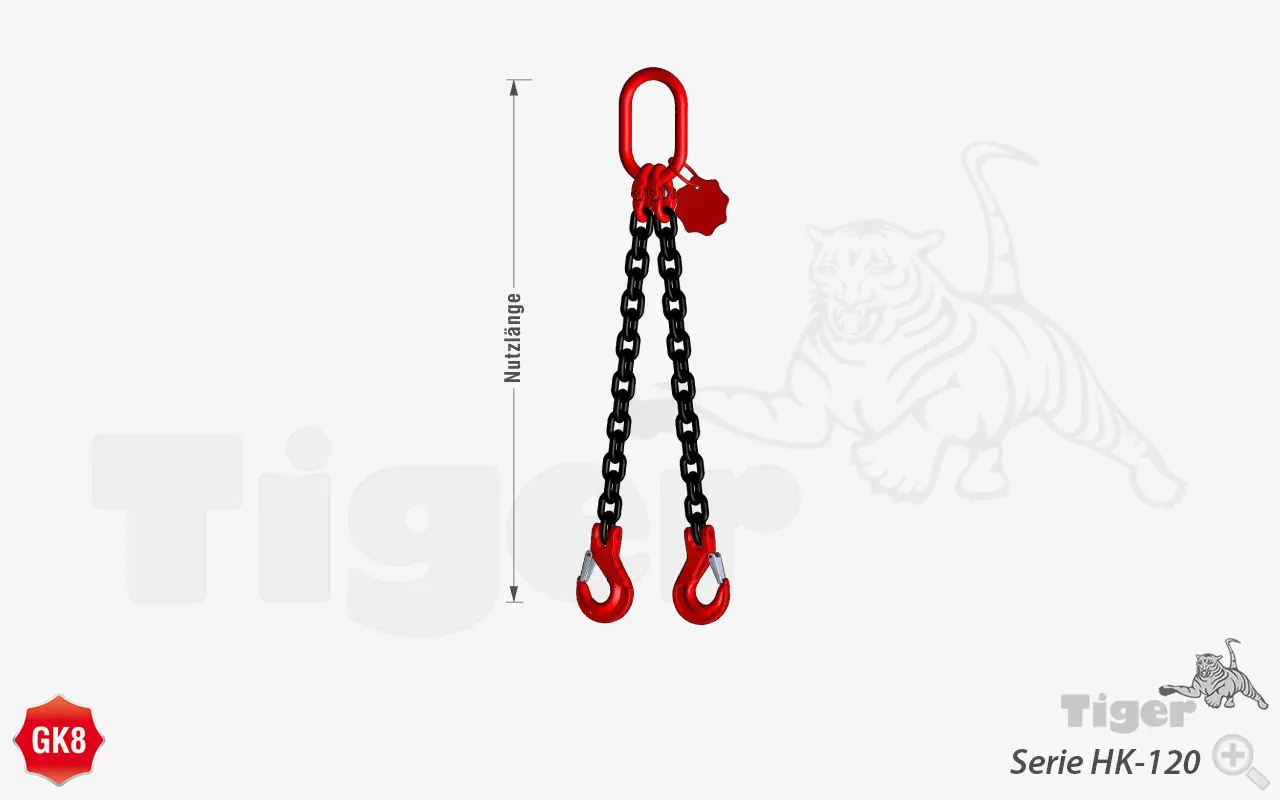 Technisches Bild für kettengehaenge-gk8-2strang-hk-120-34