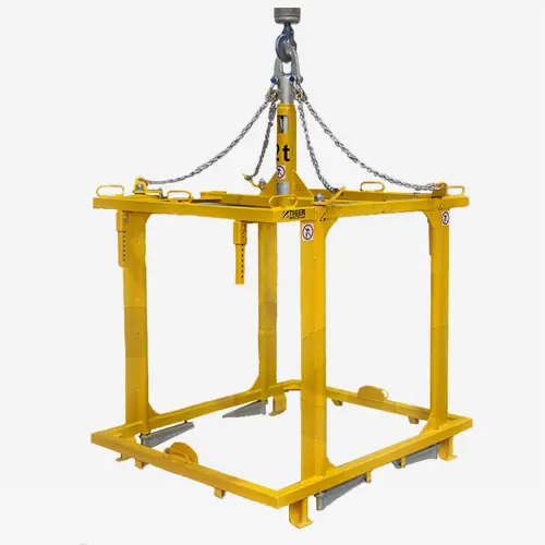 Produktbild von IBC-Transportgestell mit Taktautomatik - IBC-Container per Kran heben Serie KKPH-IBC tiger-ibc-transportgestell-fuer-intermediate-bulk-container-serie-KKPH-IBC