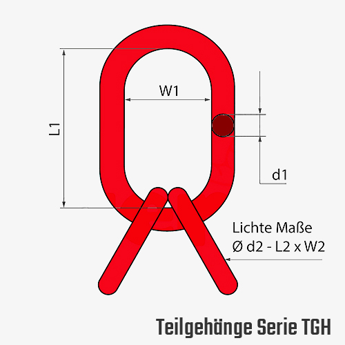 Technisches Bild für tigerhebezeuge-anschlagmittel-ketten-beschlagteile-teilgehaenge-serie-TGH-zeichnung