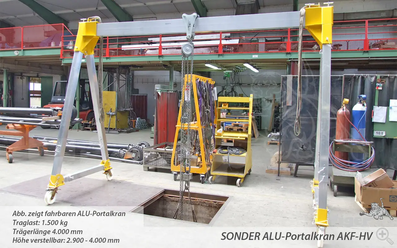 2. Produktbild zu alu portalkran aks zeichnung