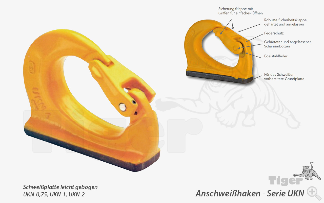 2. Produktbild zu anschweisshaken ukn