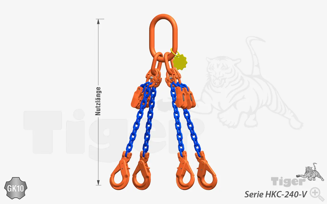 Zum Vergrößern anklicken Technisches Bild für kettengehaenge-gk10-4strang-hkc-240-v-1