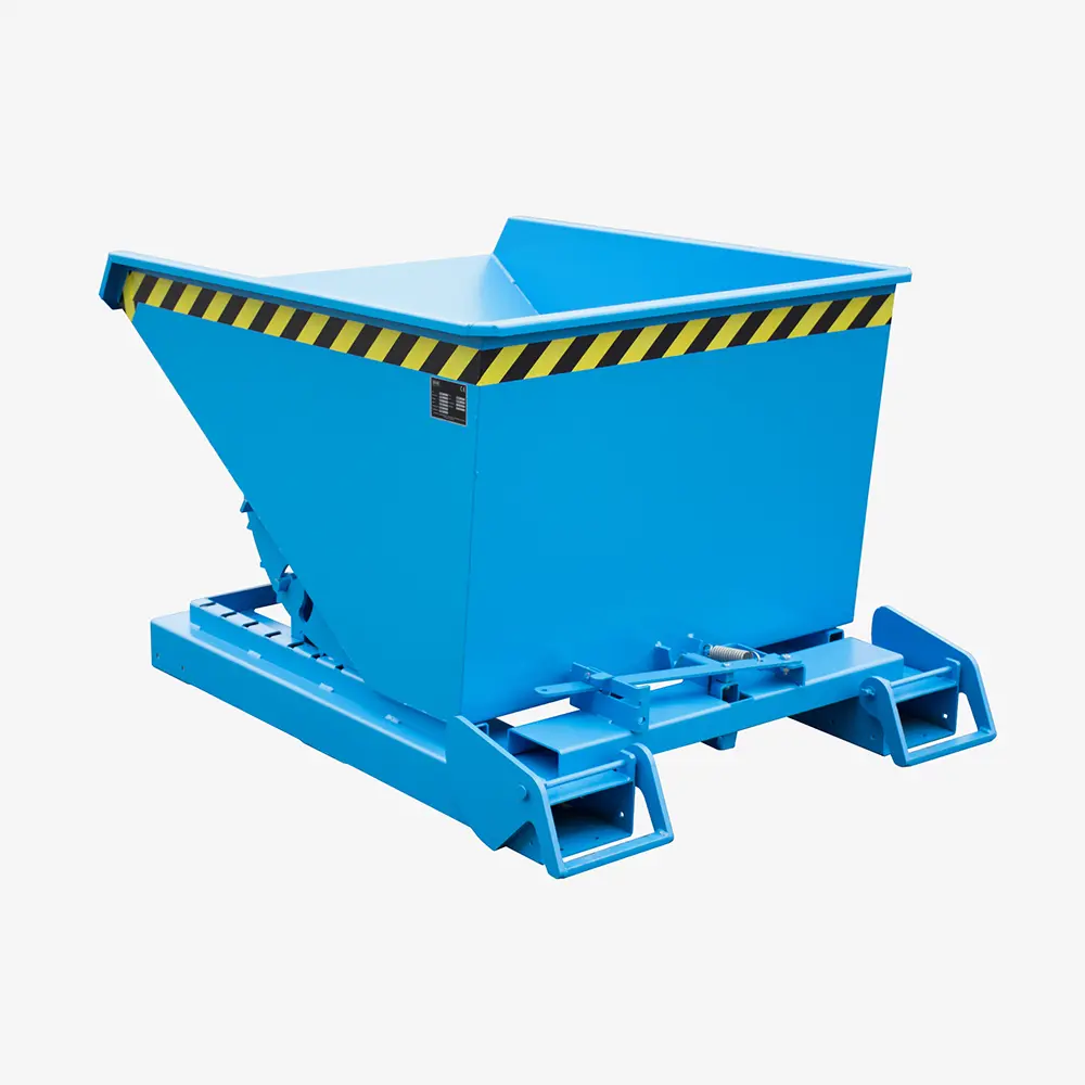 Produktbild von tigerhebezeuge automatischer kippbehaelter blau lackiert typ 4A 600 BLAU 01 x