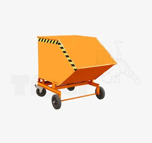 Produktbild von Späne-Kastenwagen mit ebenerdiger Entleermöglichkeit Serie SKW tigerhebezeuge-kastenwagen-skw-schuettgueter