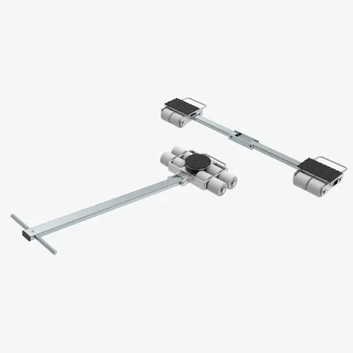 Produktbild von Reinraum-Transportfahrwerke ECO-Skate® iN-CR mit Nylon-Rollen und vernickelter Oberfläche Serie iN-CR tigerhebezeuge-schwerlast-transportfahrwerke-mit-nylonrollen-fuer-den-reinraum-serie-IN-CR-abbildung-als-Set