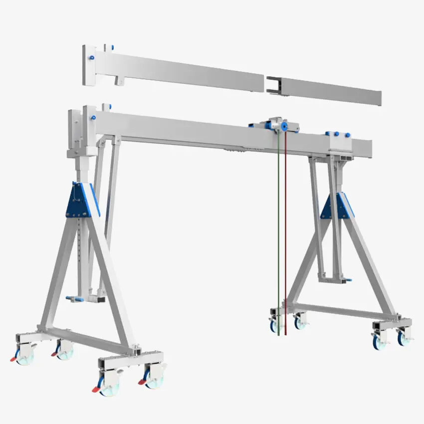 Produktbild von tigerhebezeuge alu portalkran serie apk dt kf mit 8 raedern