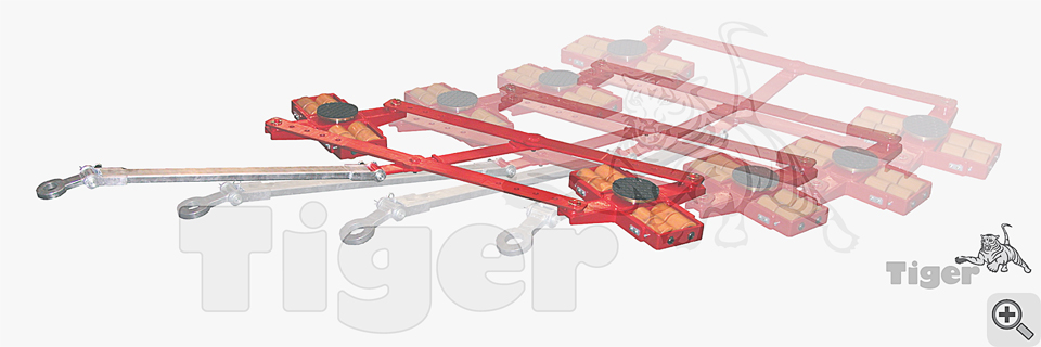 2. Produktbild zu transportfahrwerke serie duo mit fahrwerk i