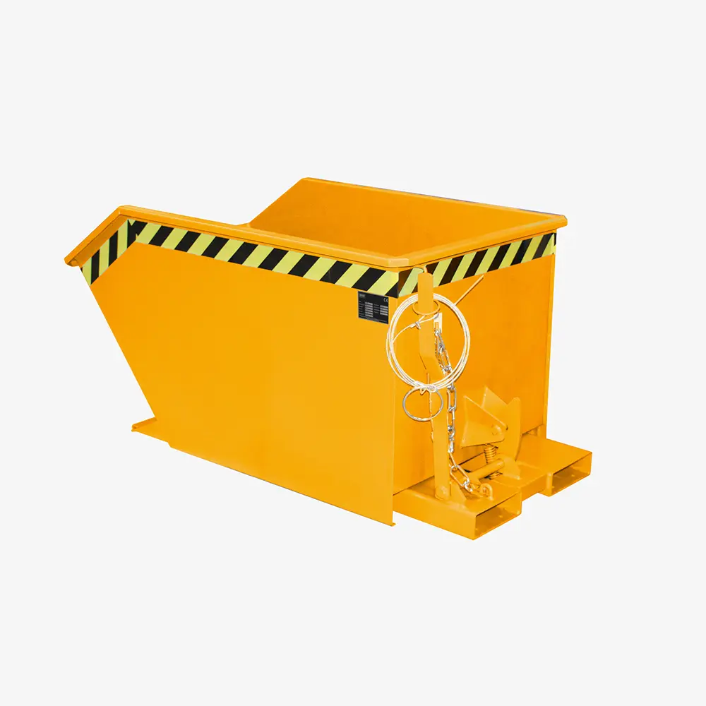 Produktbild von tigerhebezeuge kippbehaelter orange lackiert typ GU 500 ORANGE 01 x
