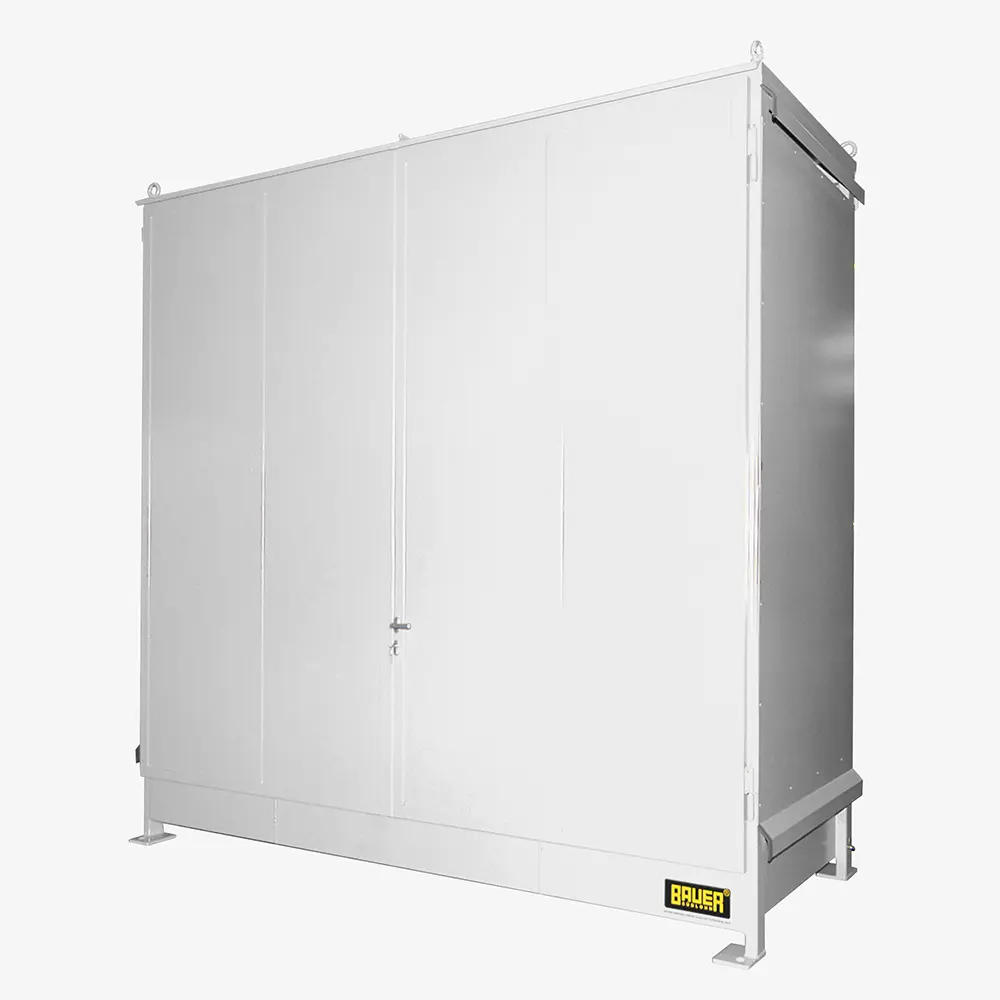 Produktbild von tigerhebezeuge regalcontainer grau weiss lackiert typ cen 33 2 ibc grau weiss 01 x