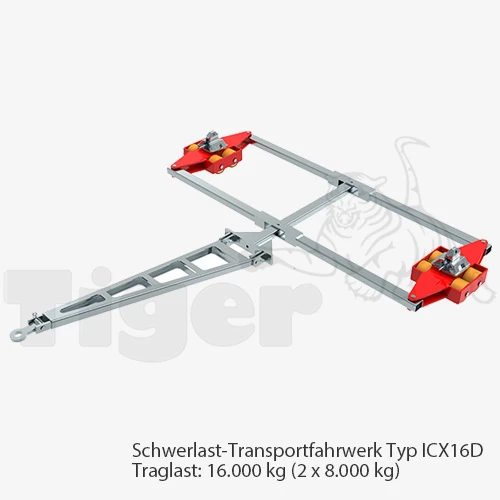 tigerhebezeuge-schwerlast-transportfahrwerk-ICX16D Typ ICX16D