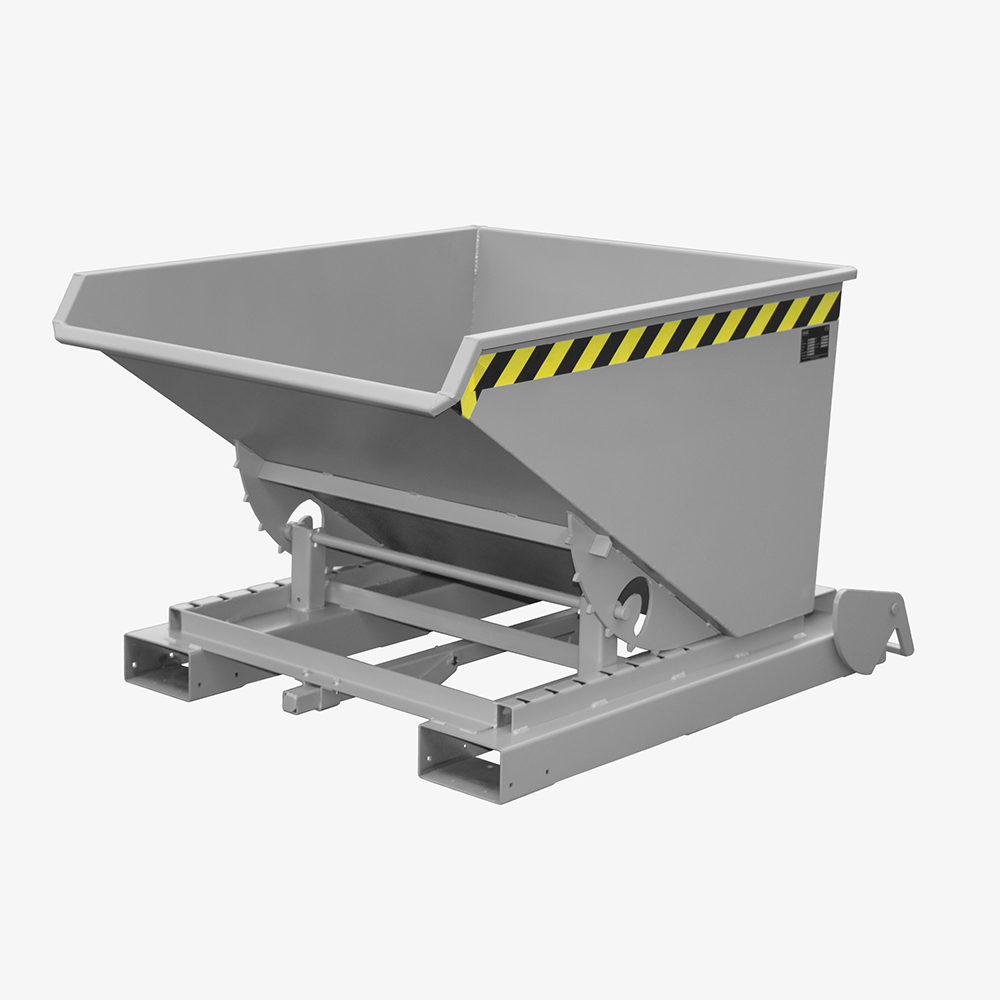 3. Produktbild zu tigerhebezeuge automatischer kippbehaelter grau lackiert typ 4A 600 GRAU 02 x